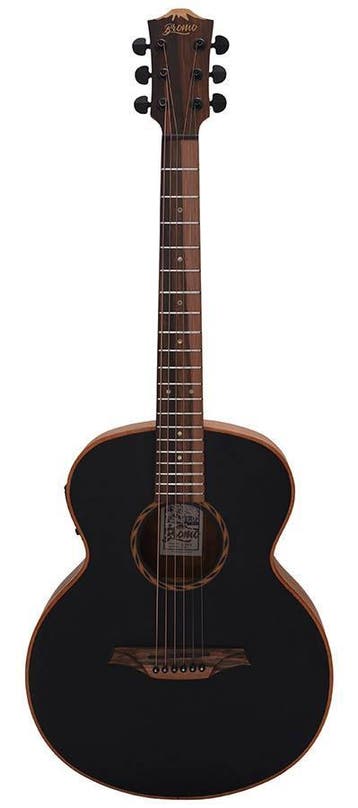 Bromo BAT8ME BK Mini Jumbo | Music Department, Ophalen of Verzenden, Nieuw, Western- of Steelstringgitaar, Met (piezo-)element