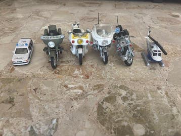 Model motorfiets (10) - Harley-Davidson police; voiture;, Nieuw