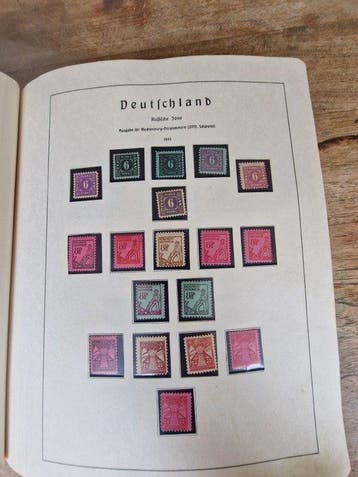 Duitsland 1945/1990 - Album Deutschland seit 1945, soviet, Gestempeld
