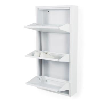 Spinder Design Billy 3 schoenenkast - wit, Verzenden, Nieuw