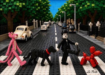 Lego Merchandise - Pink Abbey – Luxury LEGO Street Art, Nieuw