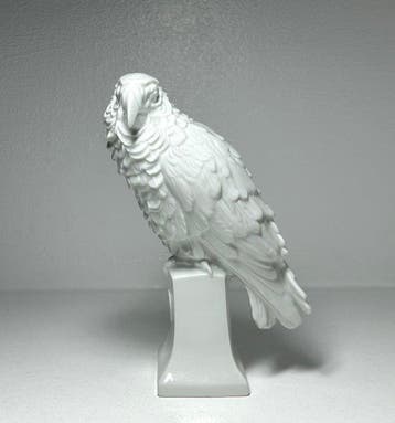 Rosenthal - Beeldje - White Parrot designed by Dorothea