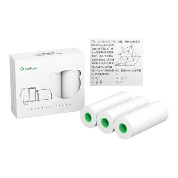 PeriPage A40 - Thermisch Papier - Wit - 77x30mm - 3rollen, Ophalen of Verzenden, Nieuw in verpakking