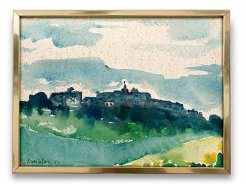 Domenico Cantatore (1906-1998) - Paesaggio in verde