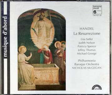 cd - Handel - Nicholas McGegan â La Resurrezione, Verzenden, Zo goed als nieuw