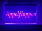 Appelflappen appel flappen neon bord lamp LED verlichting re, Verzenden, Nieuw