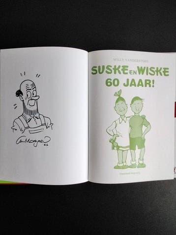 Suske en Wiske - Suske en Wiske 60 jaar! - opdrachttekening, Boeken, Nieuw