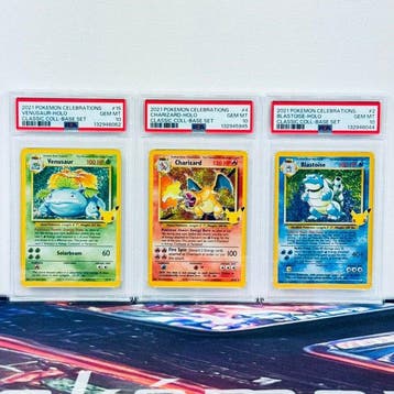 Pokémon Graded card - Celebrations Set: Venusaur 15, Hobby en Vrije tijd, Verzamelkaartspellen | Pokémon, Nieuw