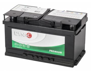 Dynac Auto accu 12 volt 82 ah Type 58211L, Ophalen of Verzenden, Nieuw