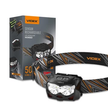 LED Hoofdlamp 10 watt | Accu | 500 Lumen | Sensor, Ophalen of Verzenden, Nieuw