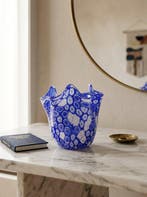 Vaas - Muranoglas - Murano-zakdoekvaas, Antiek en Kunst, Antiek | Glas en Kristal