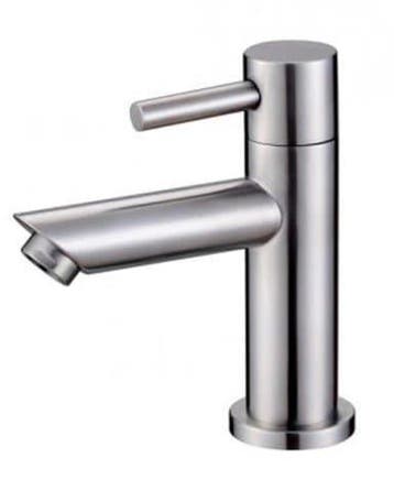 Wiesbaden 304-Imola RVS toiletkraan 14 x 9 cm 1/2 rechte, Doe-het-zelf en Verbouw, Ophalen of Verzenden, Nieuw, Rvs, Bad