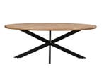 Eettafel Jesper Ovaal 240 cm - Naturel, Ophalen of Verzenden, Nieuw