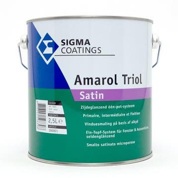 Sigma SCHAKELVERF Amarol Triol Satin - Ral 9001 - 1  liter, Overige kleuren, Nieuw, Ophalen of Verzenden, Lak