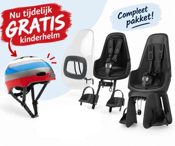Bobike One compleet pakket met extra voordeel Urban Black, Verzenden, Nieuw