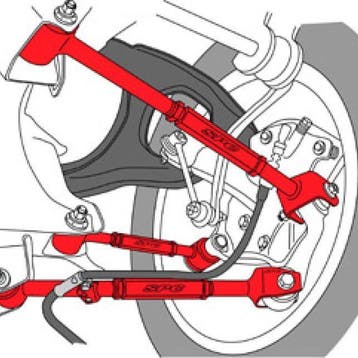 SPC Performance 08-13 Honda Accord/09-13 Acura TSX/TL Rear, Ophalen of Verzenden, Nieuw