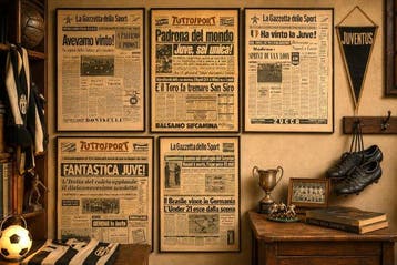 Collezione di 5 storici quotidiani completi originali de La, Nieuw