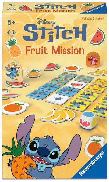 Stitch Fruit Mission - Pocketspel | Ravensburger -, Hobby en Vrije tijd, Verzenden, Nieuw