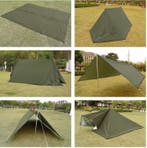 Waterdicht Bushcraft Tarp 19 Punten Multifunctioneel, Caravans en Kamperen, Voortenten en Luifels, Verzenden, Nieuw