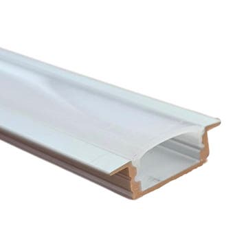 LED Strip Profiel Zilver - 1 Meter - Inbouw - Compleet met, Ophalen of Verzenden, Nieuw