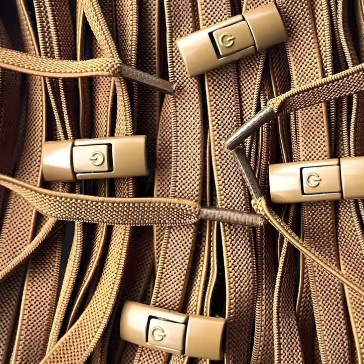 Elastische veters - Wheat • 120  cm x 8 mm, Kleding | Heren, Schoenen, Ophalen of Verzenden