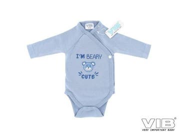 VIB Romper IM BEARY CUTE Dusty Blue, Hobby en Vrije tijd, Ophalen of Verzenden, Nieuw