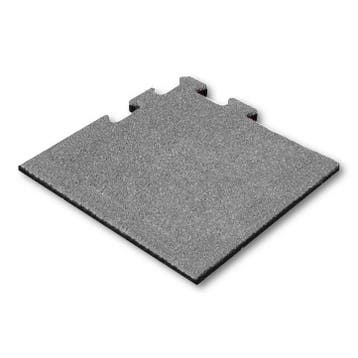 Rubber tegel 25 mm - 50 x 50 cm - Grijs - Puzzelsysteem -, Verzenden, Nieuw