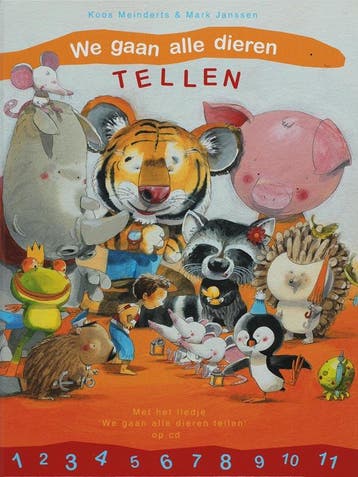 We gaan alle dieren tellen - Koos Meinderts 9789027605368, Verzenden, Zo goed als nieuw, Koos Meinderts