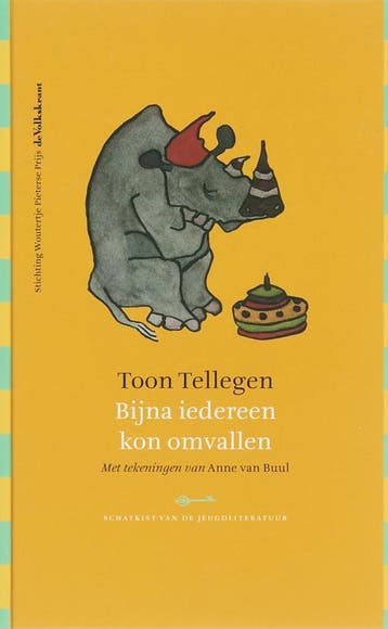 Bijna iedereen kon omvallen / Schatkist van de, Verzenden, Zo goed als nieuw, Toon Tellegen