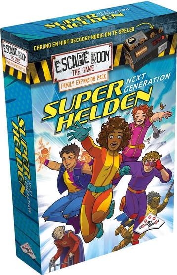 Escape Room The Game Familie - Superhelden Uitbreiding |, Hobby en Vrije tijd, Gezelschapsspellen | Bordspellen, Verzenden, Nieuw
