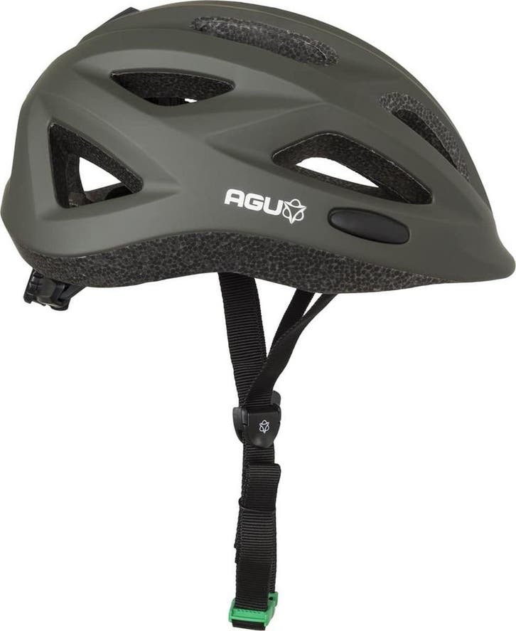 AGU GO Kids Helm Kind - Groen - One Size 48-54 CM - Voldoet, Fietsen en Brommers, Fietsaccessoires | Fietshelmen, Nieuw, Ophalen of Verzenden