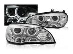 Xenon koplampen AngelEyes DRL Chrome geschikt voor BMW X5, Verzenden, Nieuw, BMW