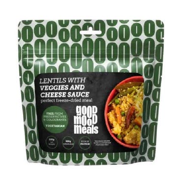 Linzen met Groenten en Kaassaus - Good Mood Meals