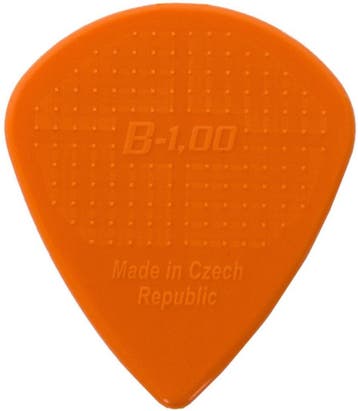 Janicek Picks D-Grip Jazz B plectrum 1.00 mm 6-pack, Ophalen of Verzenden, Nieuw, Elektrische gitaar