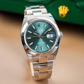 Rolex - Datejust Mint Green Dial - 126300 - Heren -, Nieuw
