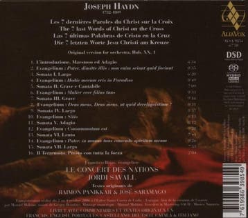 super audio cd - le concert des nations - SEPTEM VERBA CH..., Verzenden, Zo goed als nieuw