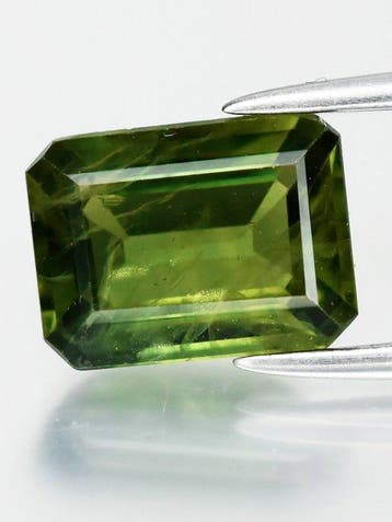 Zonder minimumprijs - 1 pcs Groen, Geel Saffier - 1.76 ct -, Sieraden, Tassen en Uiterlijk, Nieuw