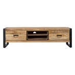 Tv-meubel Mangohout Kelvin 180 cm, Verzenden, Nieuw, Overige houtsoorten, Industriële meubels