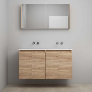 On-Line Badkamermeubelset - 120 cm - Bouwpakket - Greeploos, Ophalen of Verzenden, Nieuw