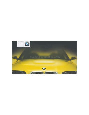 2000 BMW M3 BROCHURE DUITS, Nieuw, BMW, Author