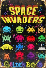 Golden Boy (2000) - SPACE INVADERS - Original Street Art