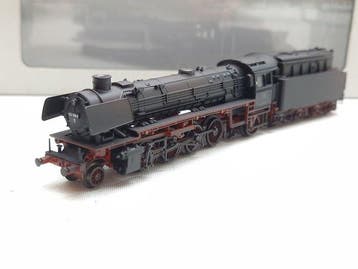 Minitrix N - 16412 - Stoomlocomotief met tender (1) - BR 042, Nieuw