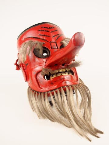 Mask - Hout, Veel geluk Kagura Tengu Mask