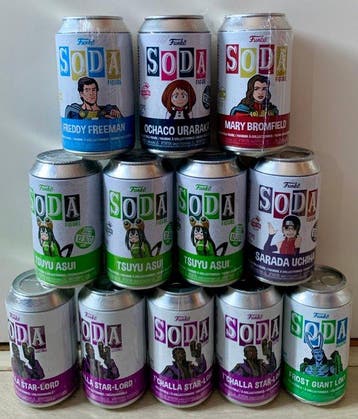Funko - Funko Pop 12x Marvel Soda Pops [Sealed Cans] -