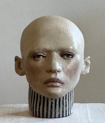 Aga Koncka - sculptuur, Untitled - Caramic Sculpture. - 20, Antiek en Kunst, Antiek | Glas en Kristal