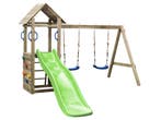 Houten Speeltoestel Maria met appelgroene glijbaan, Ophalen of Verzenden, Nieuw