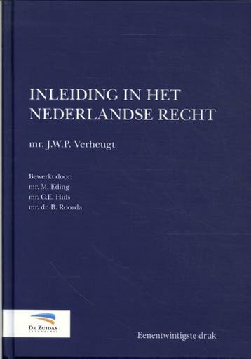 Inleiding in het Nederlandse recht, 9789082849523, Verzenden, Zo goed als nieuw, HBO