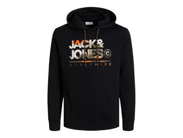 Veiling - Jack &amp; Jones Luke Sweat Hood Zwart - S, Kleding | Heren, Nieuw