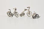 Decoratief ornament (3) - Driewieler, Fiets en Slak