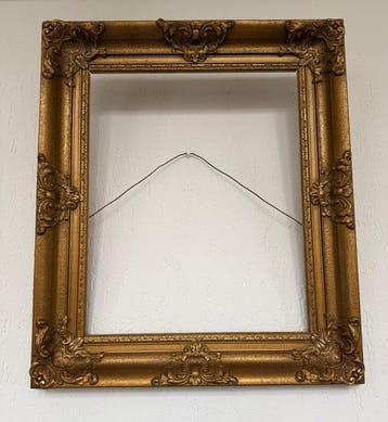 Lijst - Hout - voor schilderij / spiegel, Antiek en Kunst, Antiek | Overige Antiek
